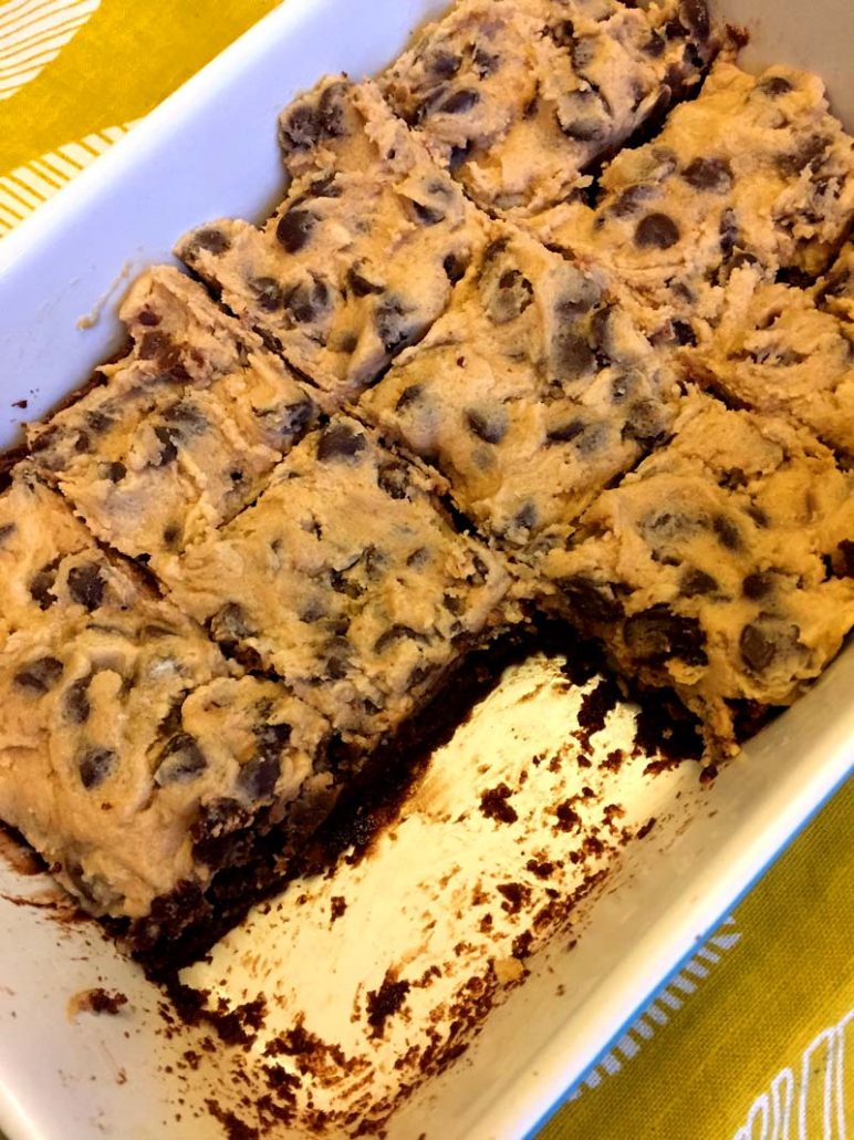 How To Make Cookie Dough Brownies