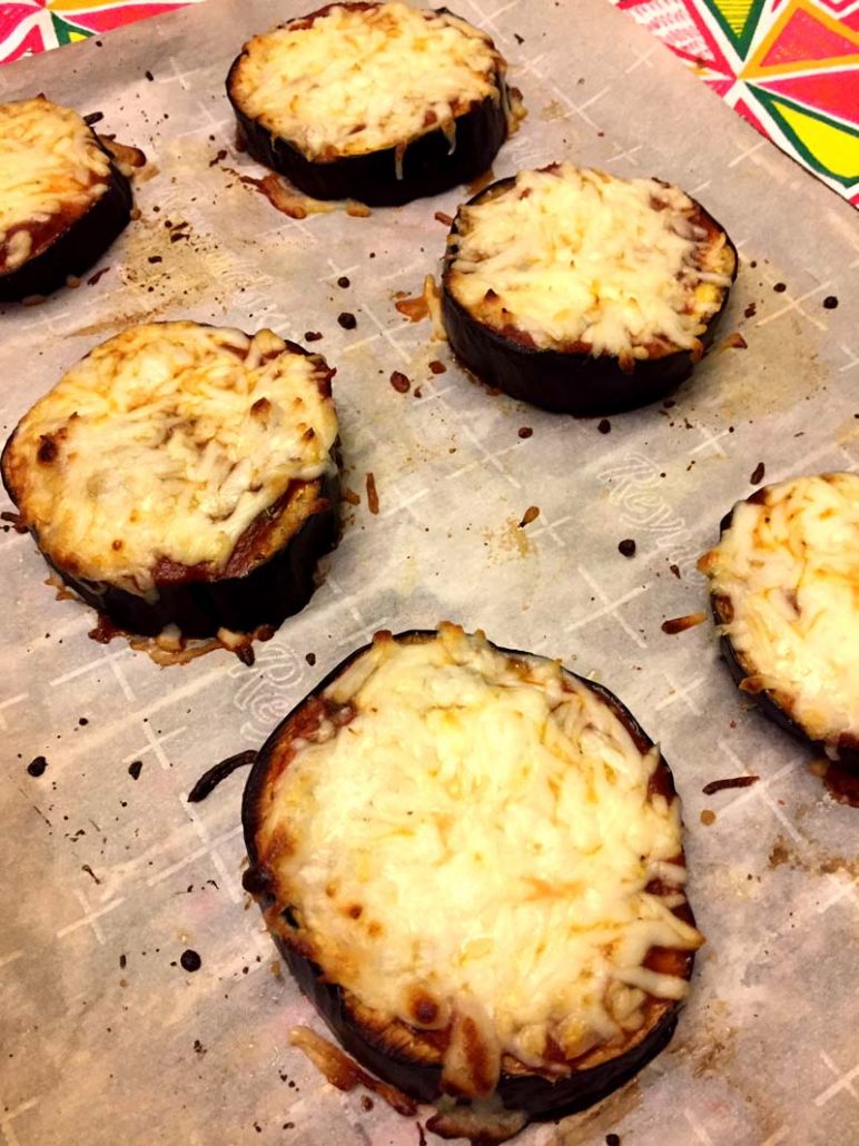 Keto Eggplant Pizzas