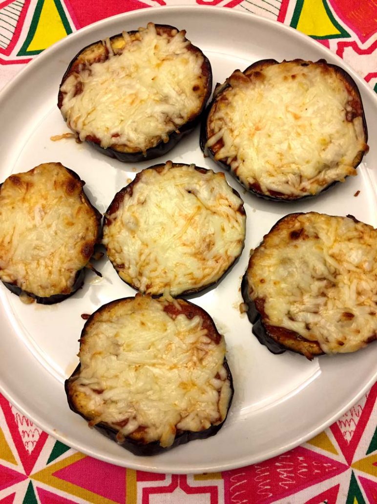 How to make eggplant pizzas