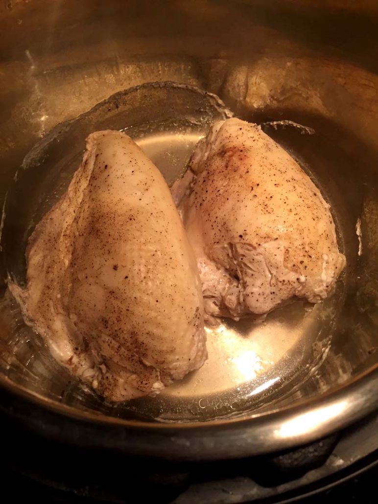 How to cook bone-in chicken breast in Instant Pot