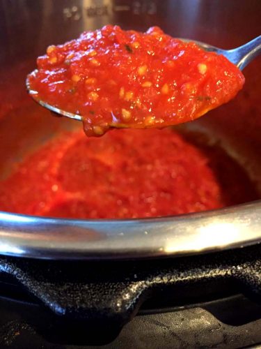 Instant Pot Cherry Tomato Sauce