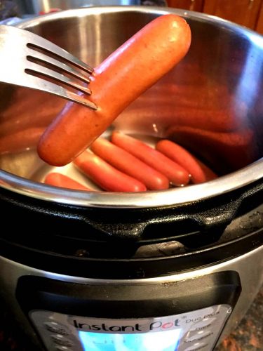 Instant Pot Hot Dogs