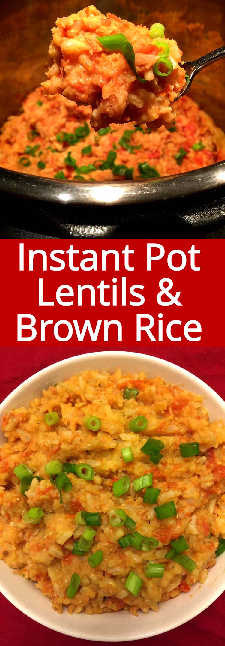 Instant Pot Lentils And Brown Rice Melanie Cooks
