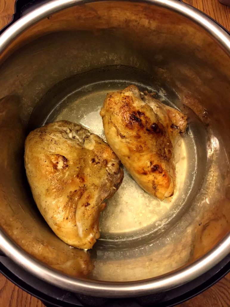 Pressure Cooker Bone-In Chicken Breast