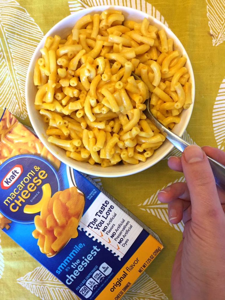 Kraft mac and cheese cooked in the Instant Pot