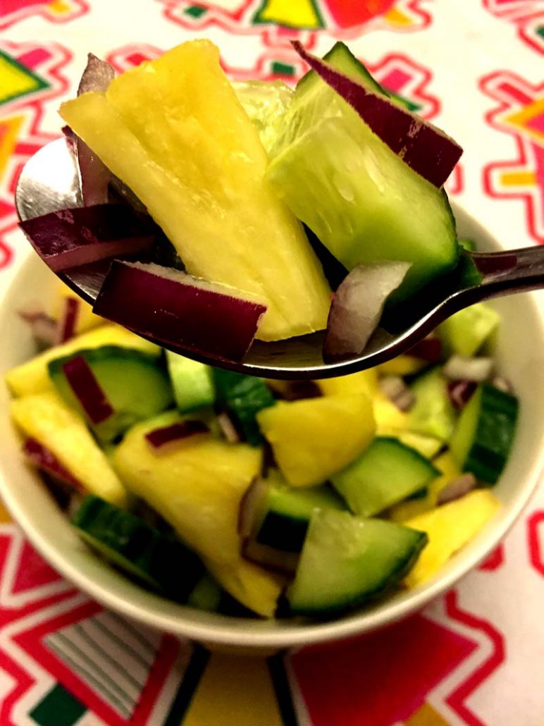 Easy Pineapple Cucumber Salad Recipe