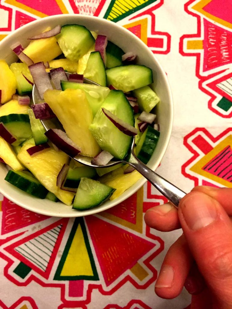 How To Make Pineapple Cucumber Salad