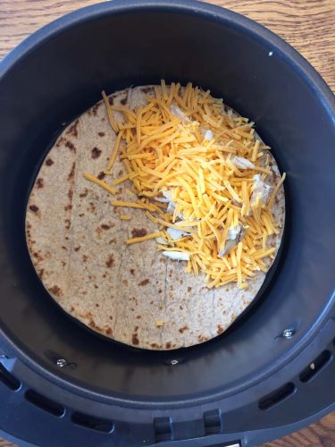 How to make air fryer quesadillas
