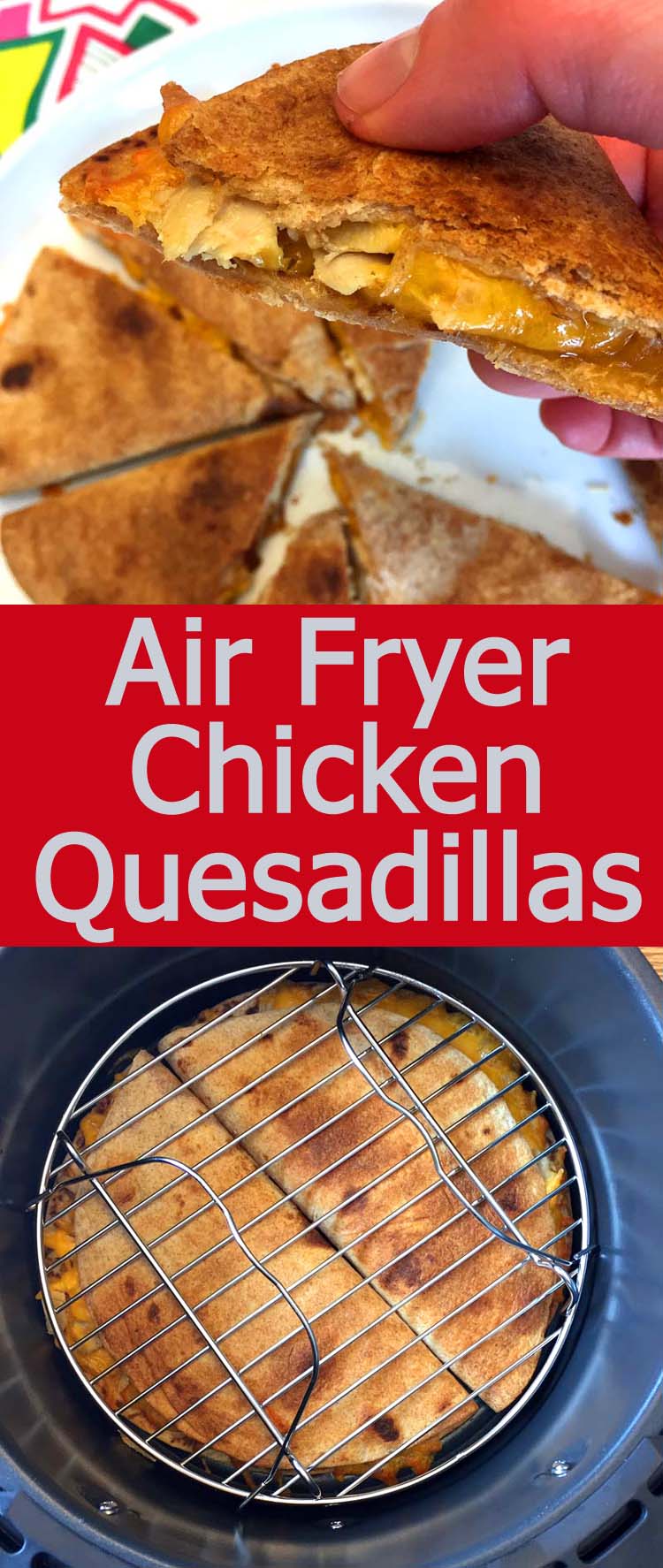 Air Fryer Chicken Quesadillas Recipe Melanie Cooks
