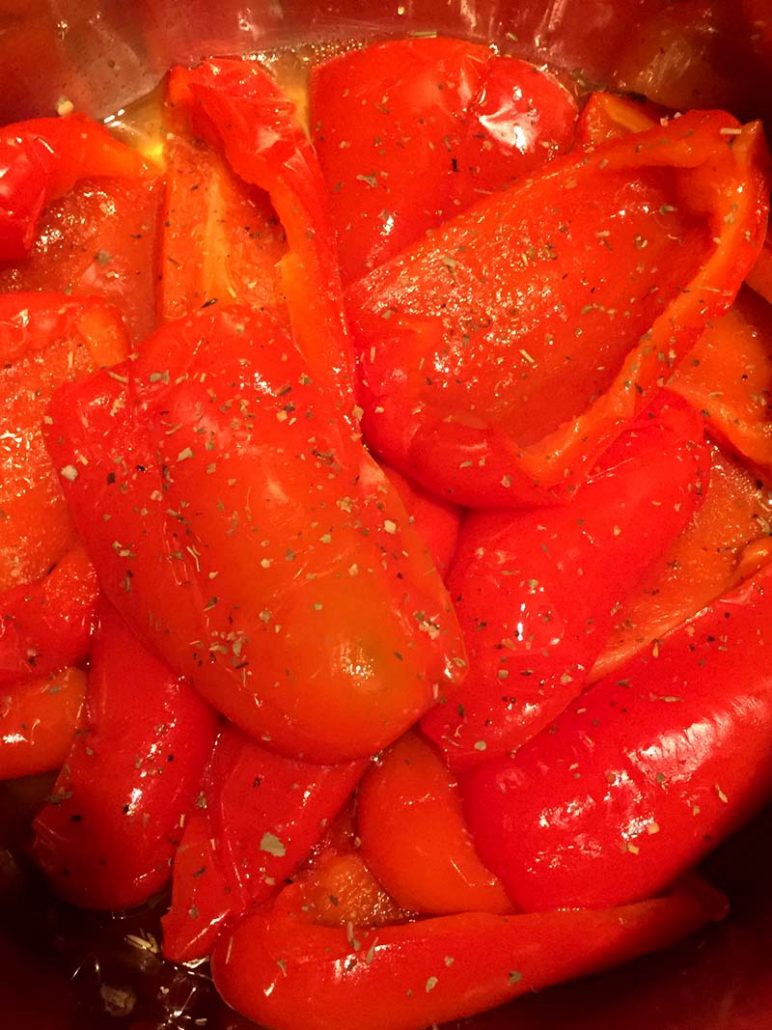 Pressure Cooker Bell Peppers