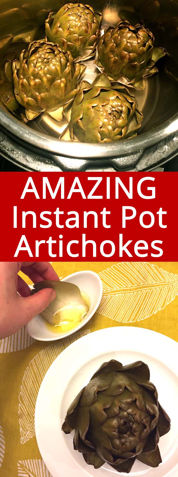 Instant Pot Artichokes Recipe – Melanie Cooks