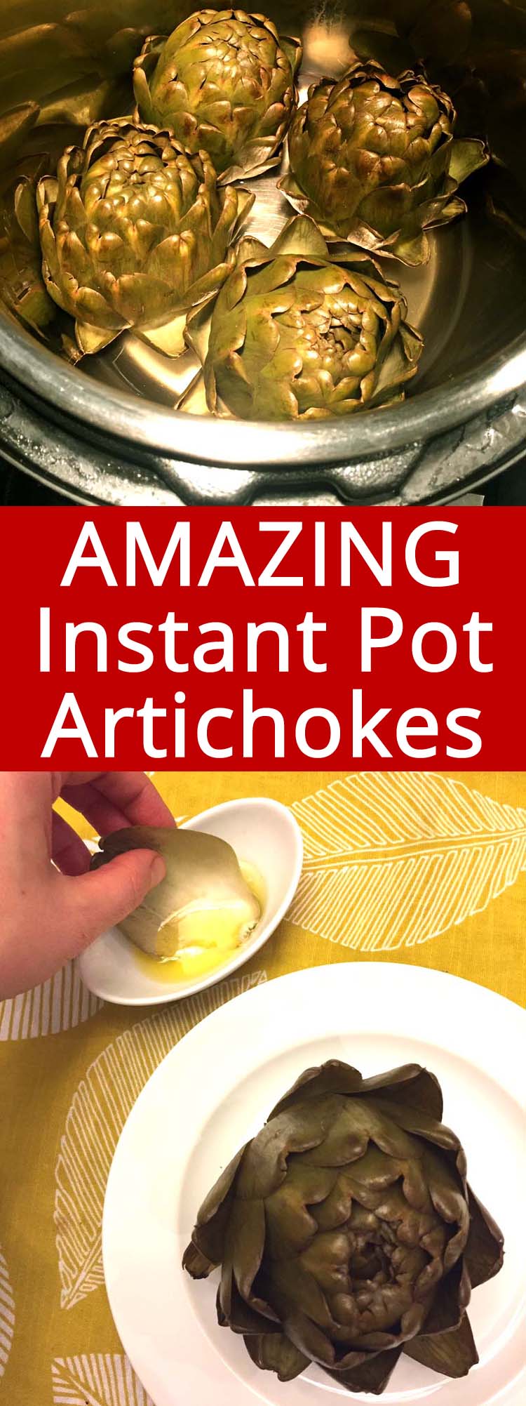 Instant Pot Artichokes Recipe Melanie Cooks