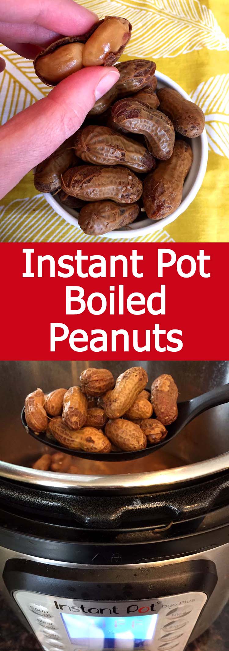 These Instant Pot boiled peanuts are amazing! Super easy to make and so addictive! Making Southern boiled peanuts in the Instant Pot is so much quicker and easier than traditional method!