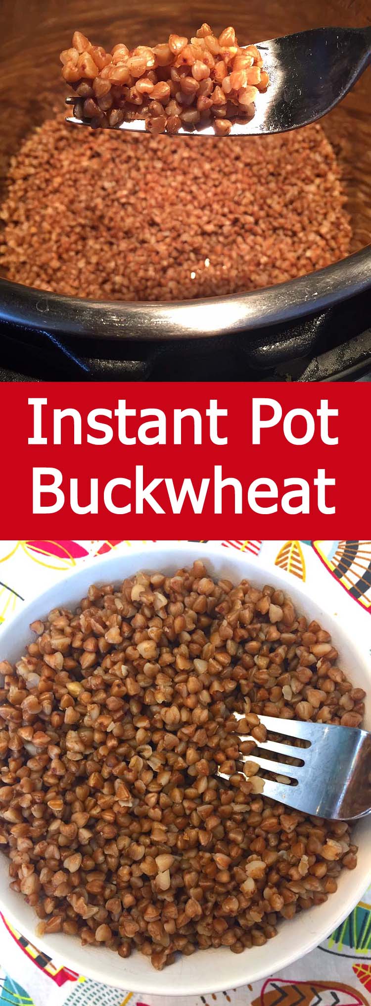 Instant Pot Buckwheat Kasha (Grechka) Melanie Cooks