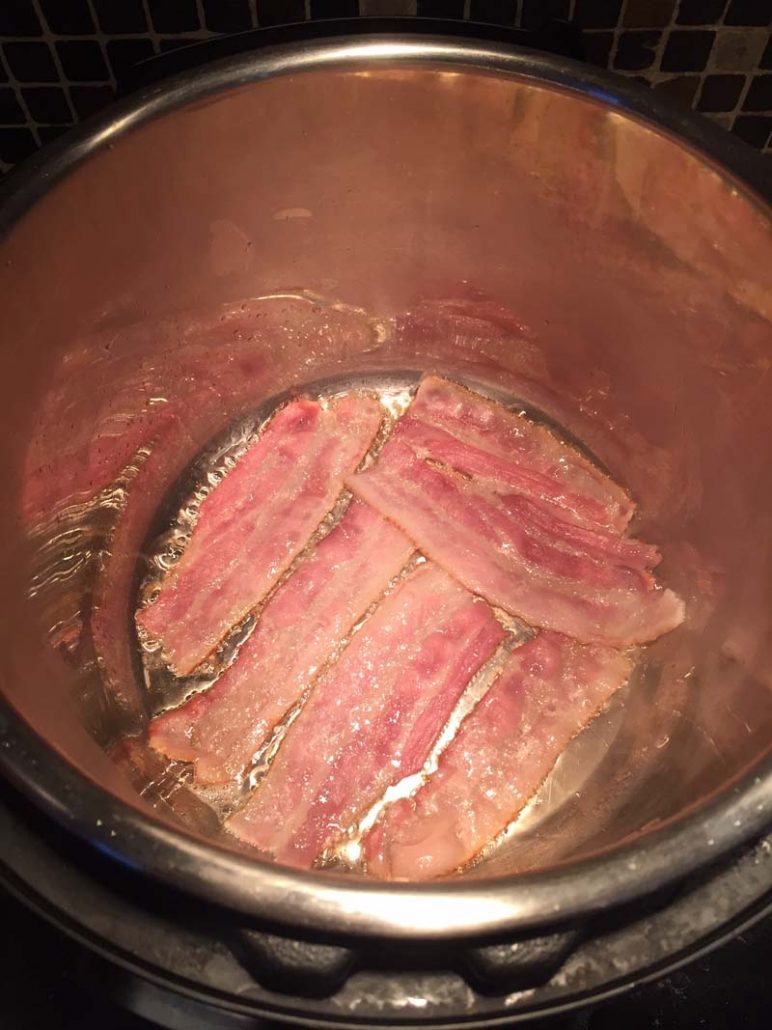 Instant Pot Bacon Slices Cooking