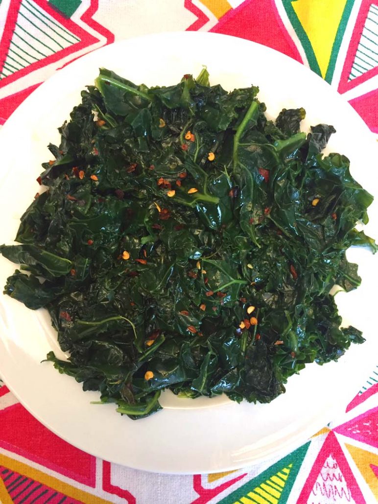 Instant Pot Spicy Garlic Kale