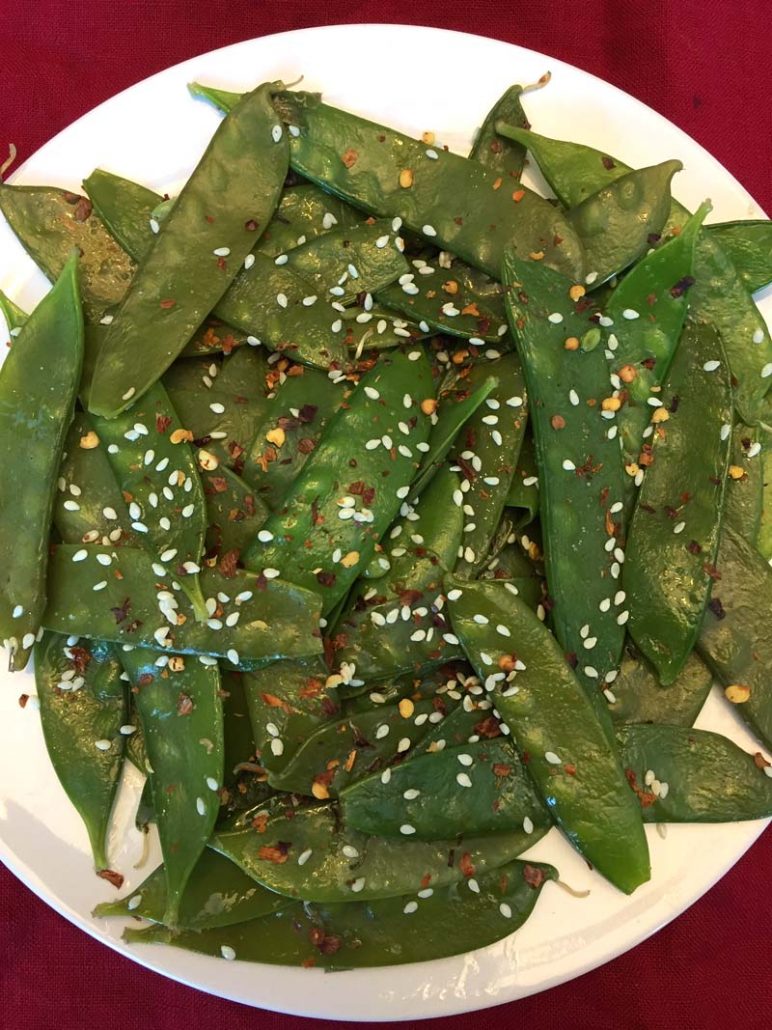 Sesame Snow Peas