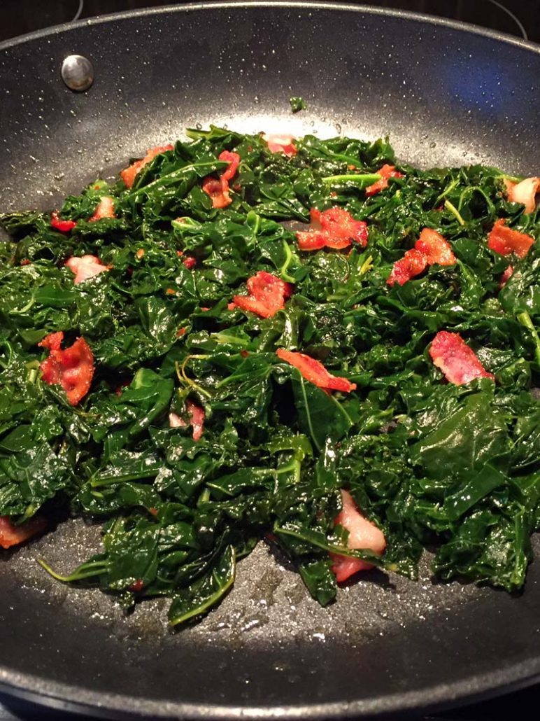 Sauteed Kale With Bacon Recipe