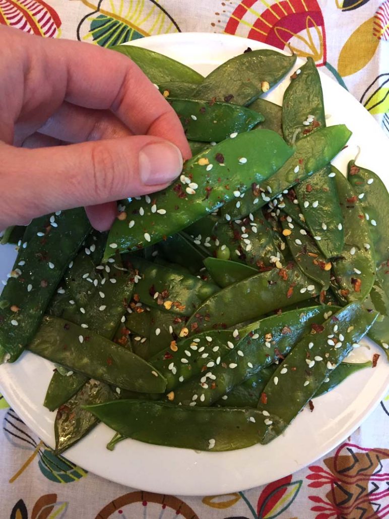 Sesame Snow Peas