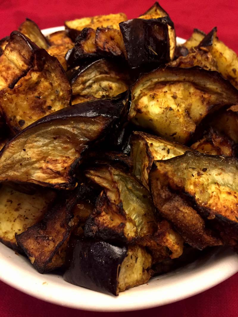 Air Fryer Eggplant - Upstate Ramblings