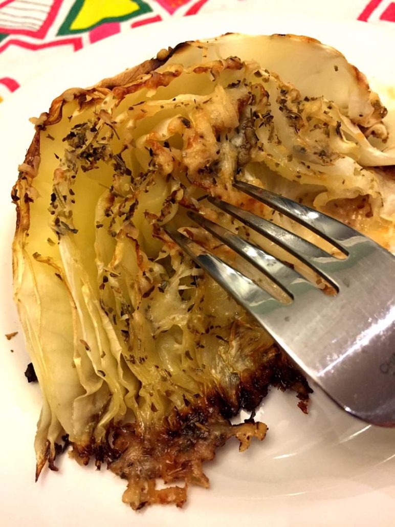 Roasted Cabbage Wedges