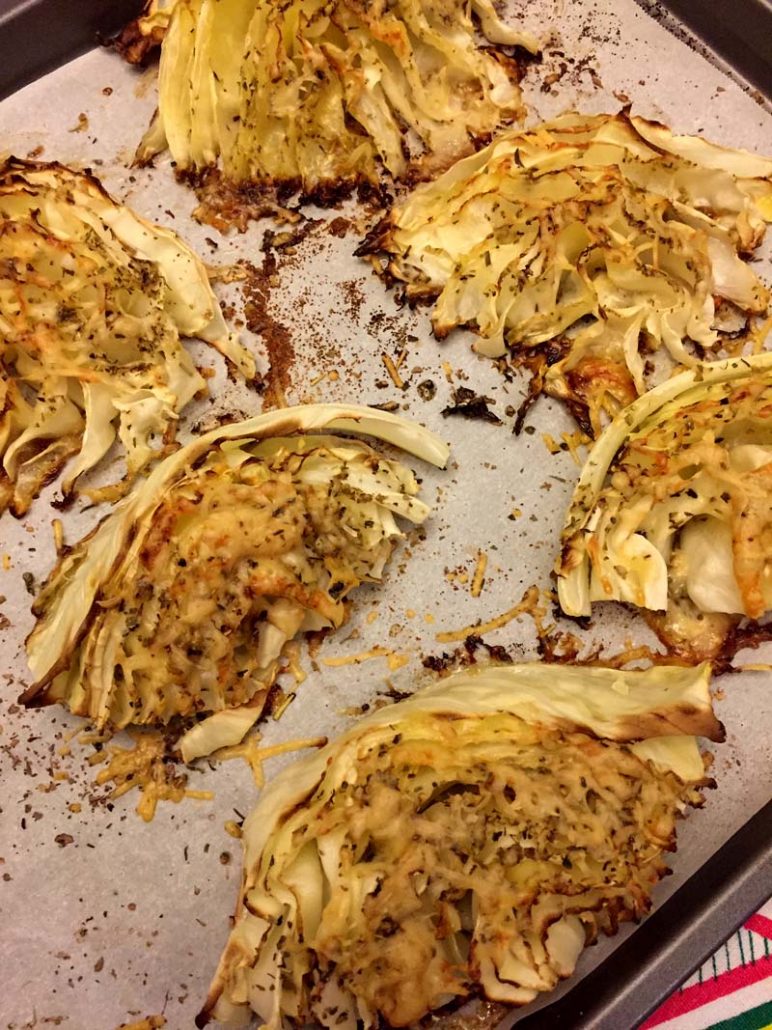 How to make roasted cabbage wedges