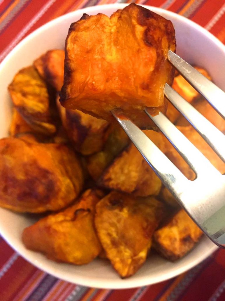 air fried sweet potatoes