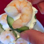 Shrimp Cream Cheese Cucumber Bites