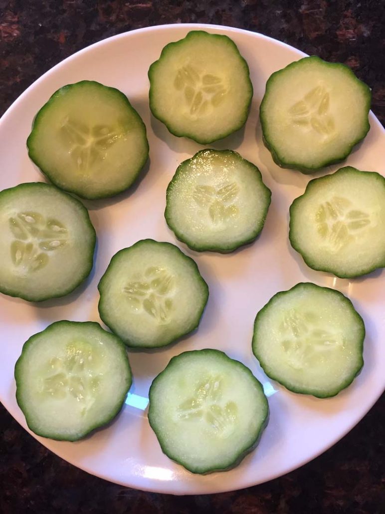 cucumber slices