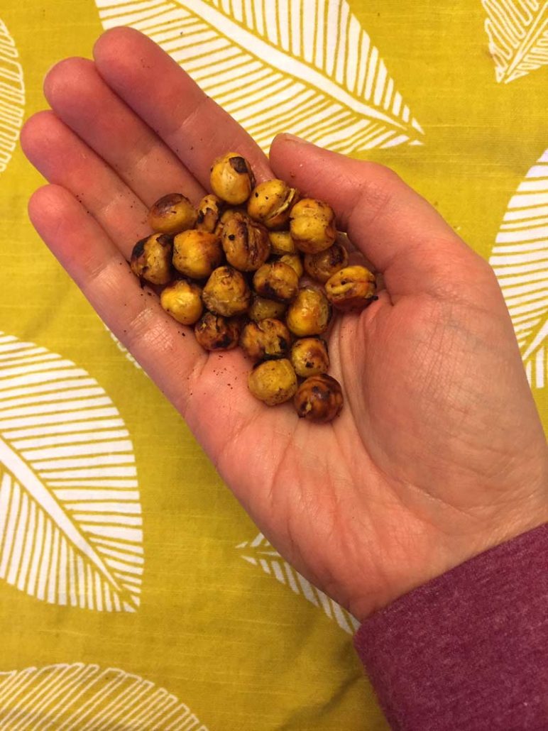 roasted chickpeas snack