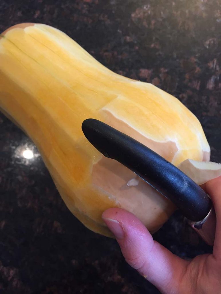 How to peel a butternut squash
