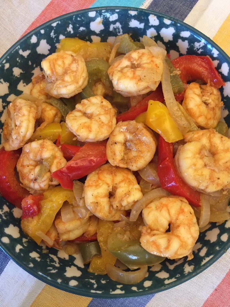 Instant Pot Shrimp Fajitas Recipe