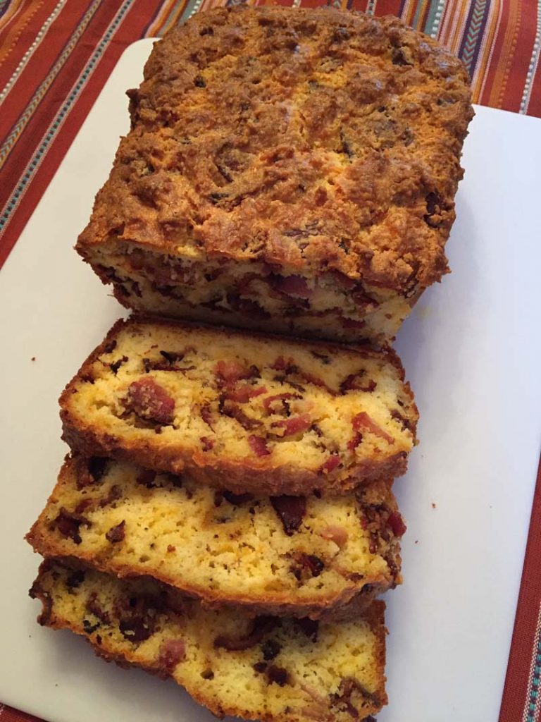 Keto Cheese Bread With Bacon