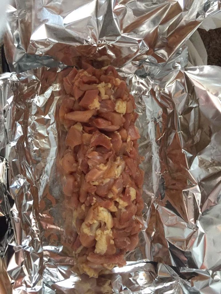 how to make a meat roll in foil