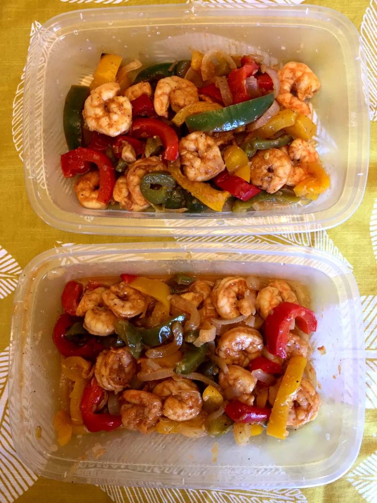 Shrimp Fajitas Meal Prep