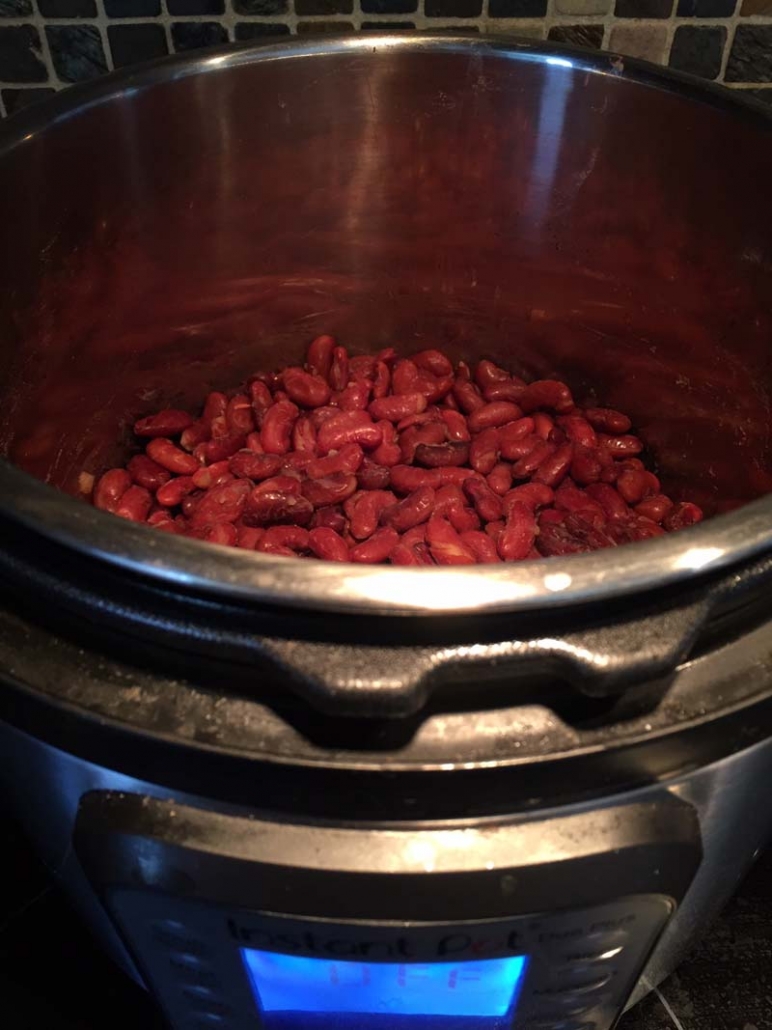 instapot red kidney beans