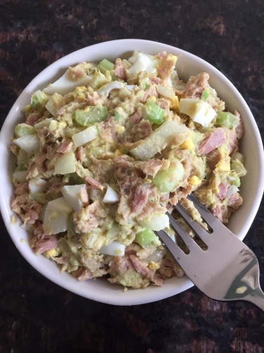 Tuna Avocado Egg Salad Recipe