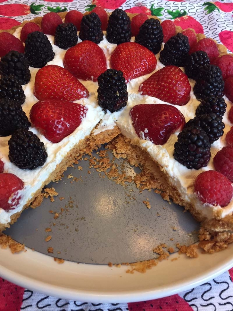 how to make keto fruit tart