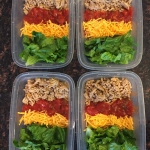 Keto Taco Salad Meal Prep