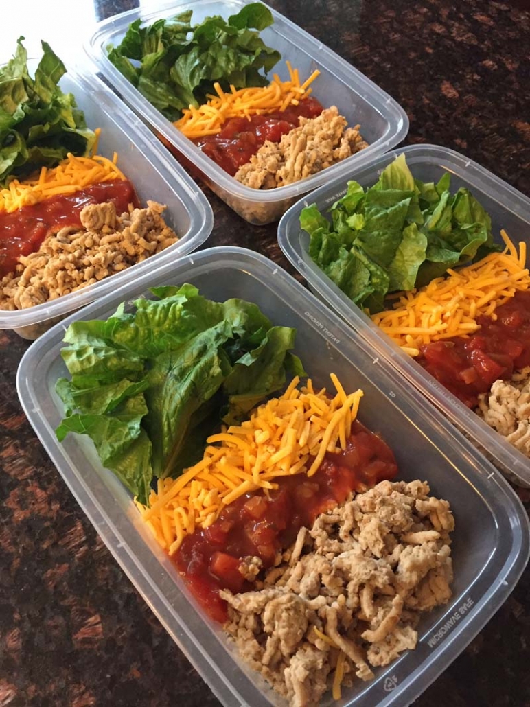 Keto Taco Salad Meal Prep Bowls – Melanie Cooks