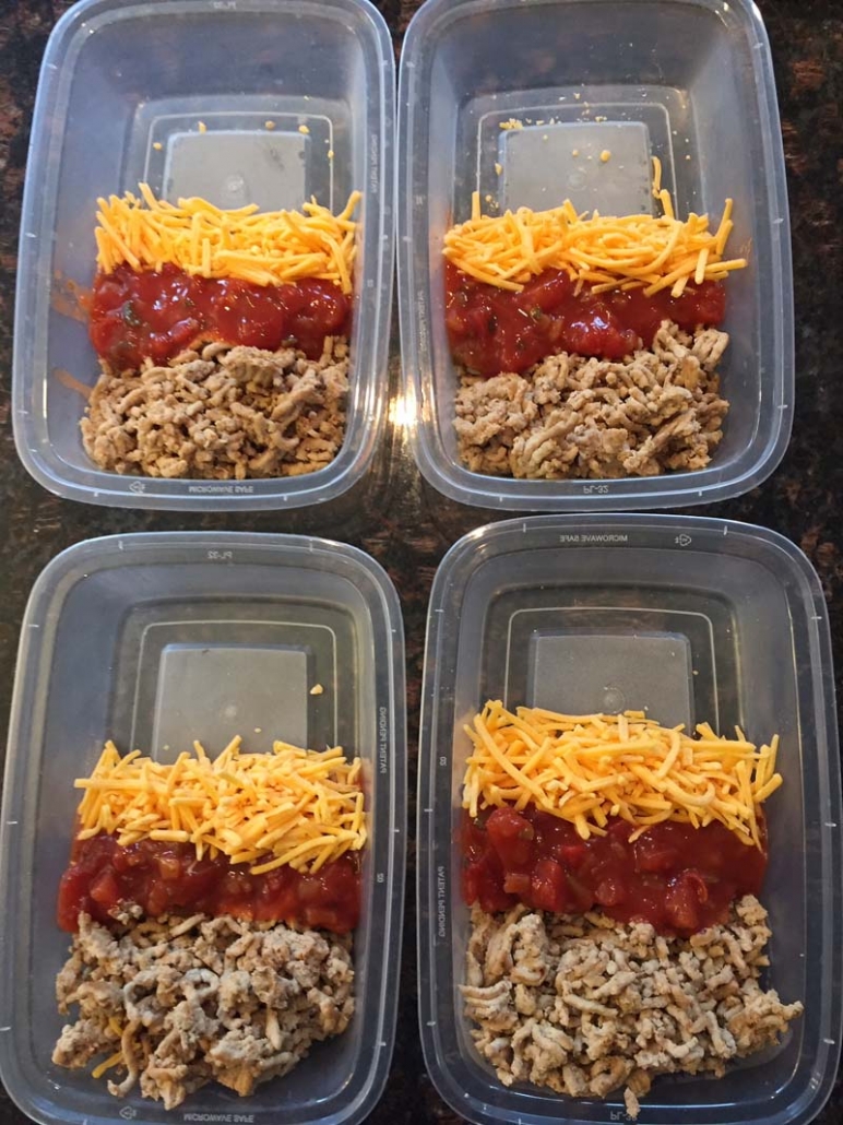 Turkey Taco Salad Bento Box