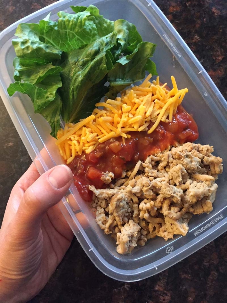 Taco Salad Meal Prep Bowl