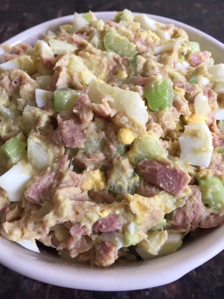 Avocado Tuna Egg Salad