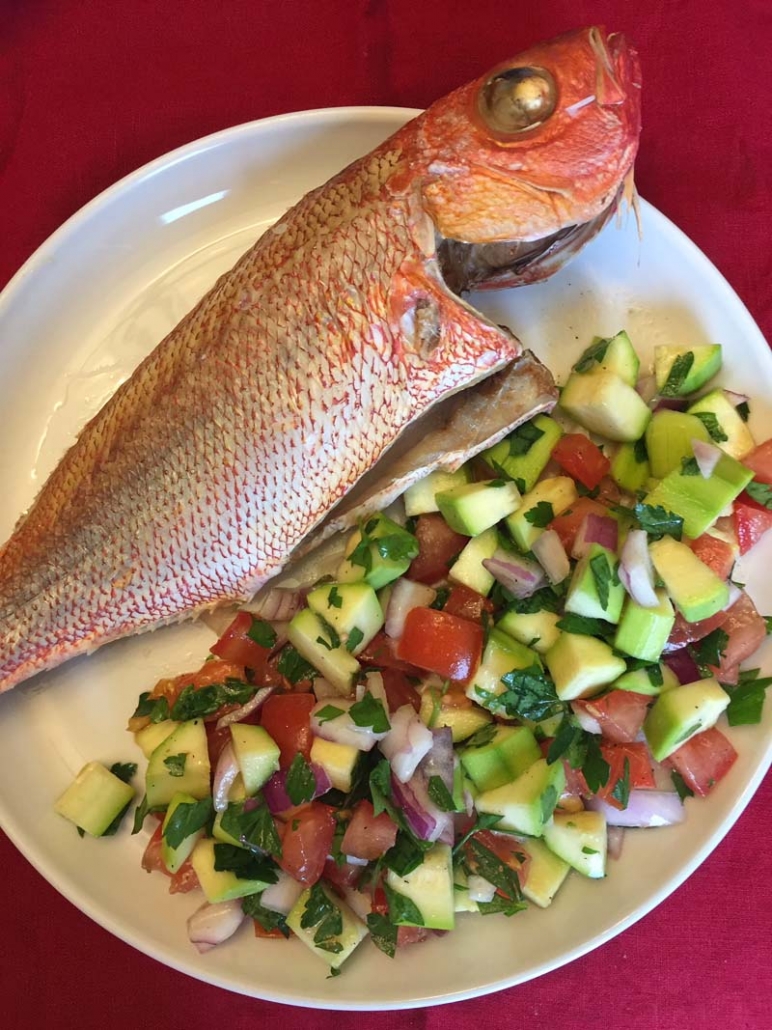 how to cook whole red snapper