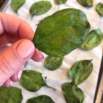 Baked Spinach Chips