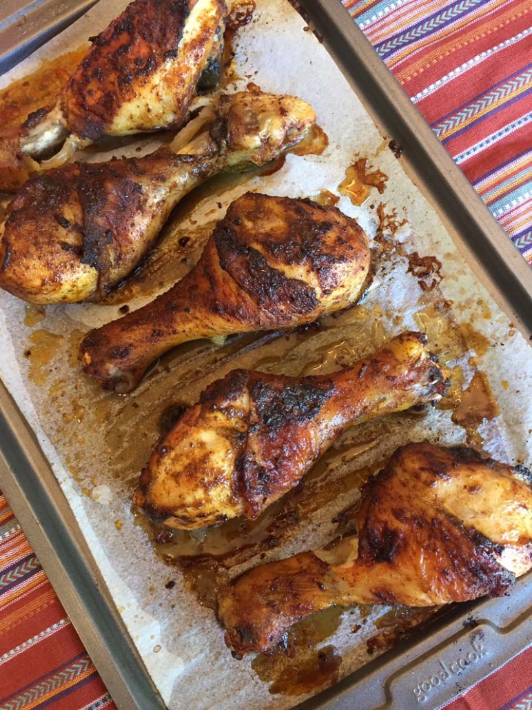 chili lime oven roasted chicken legs