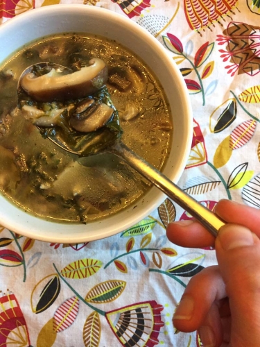 keto instant pot spinach mushroom soup