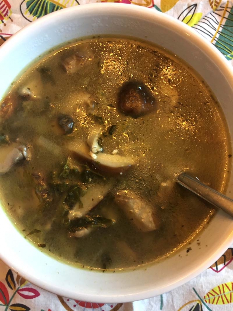 keto instant pot spinach mushroom soup