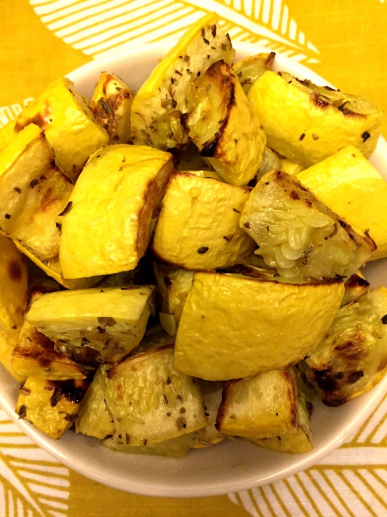 baked yellow squash