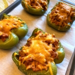 baked stuffed pepper halves